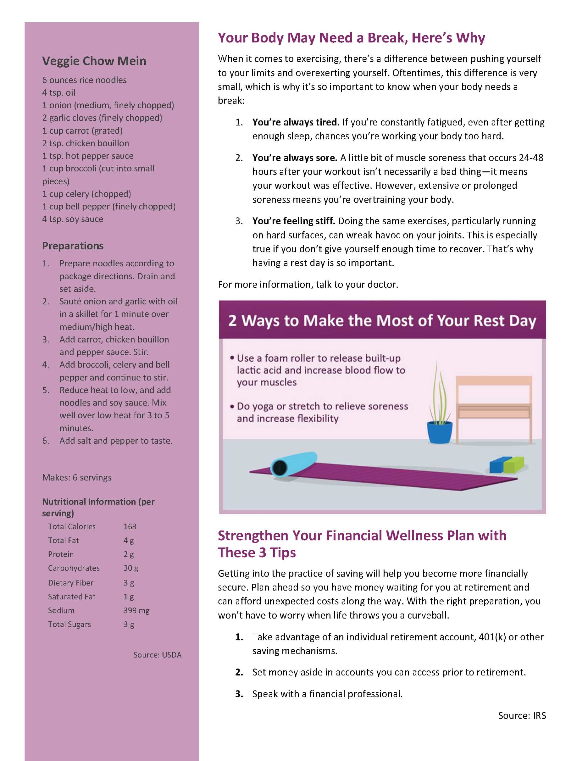 Live Well Work Well March 2019, page 2