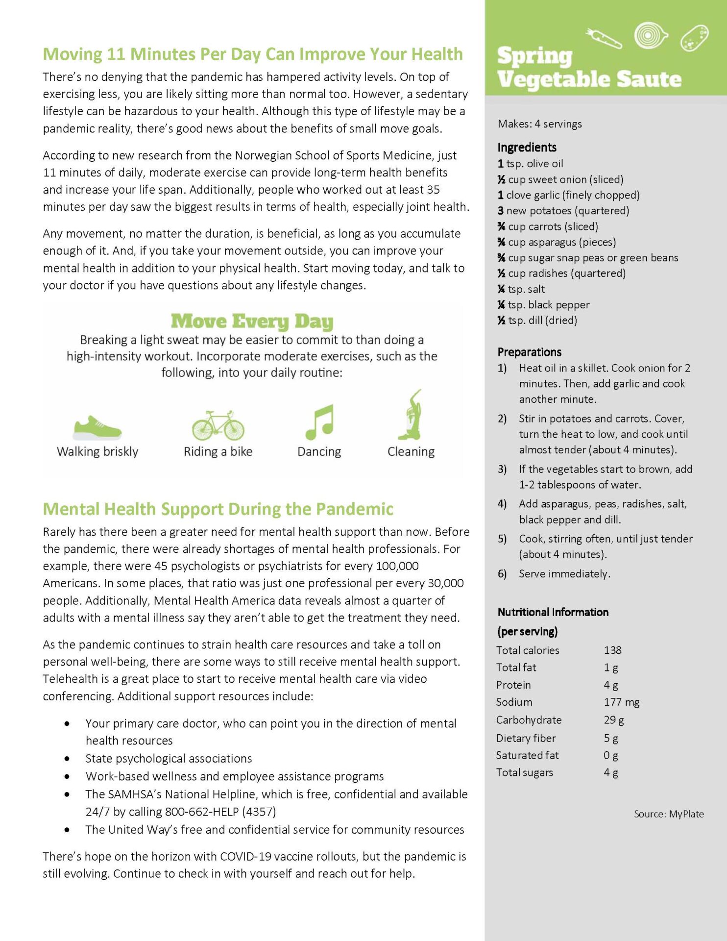 Live Well Work Well April 2021, page 2