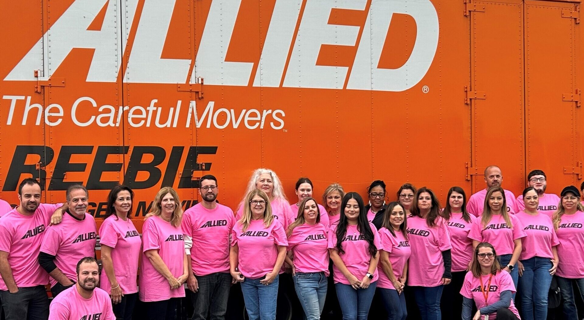 reebie storage & moving co team members support the susan g komen foundation