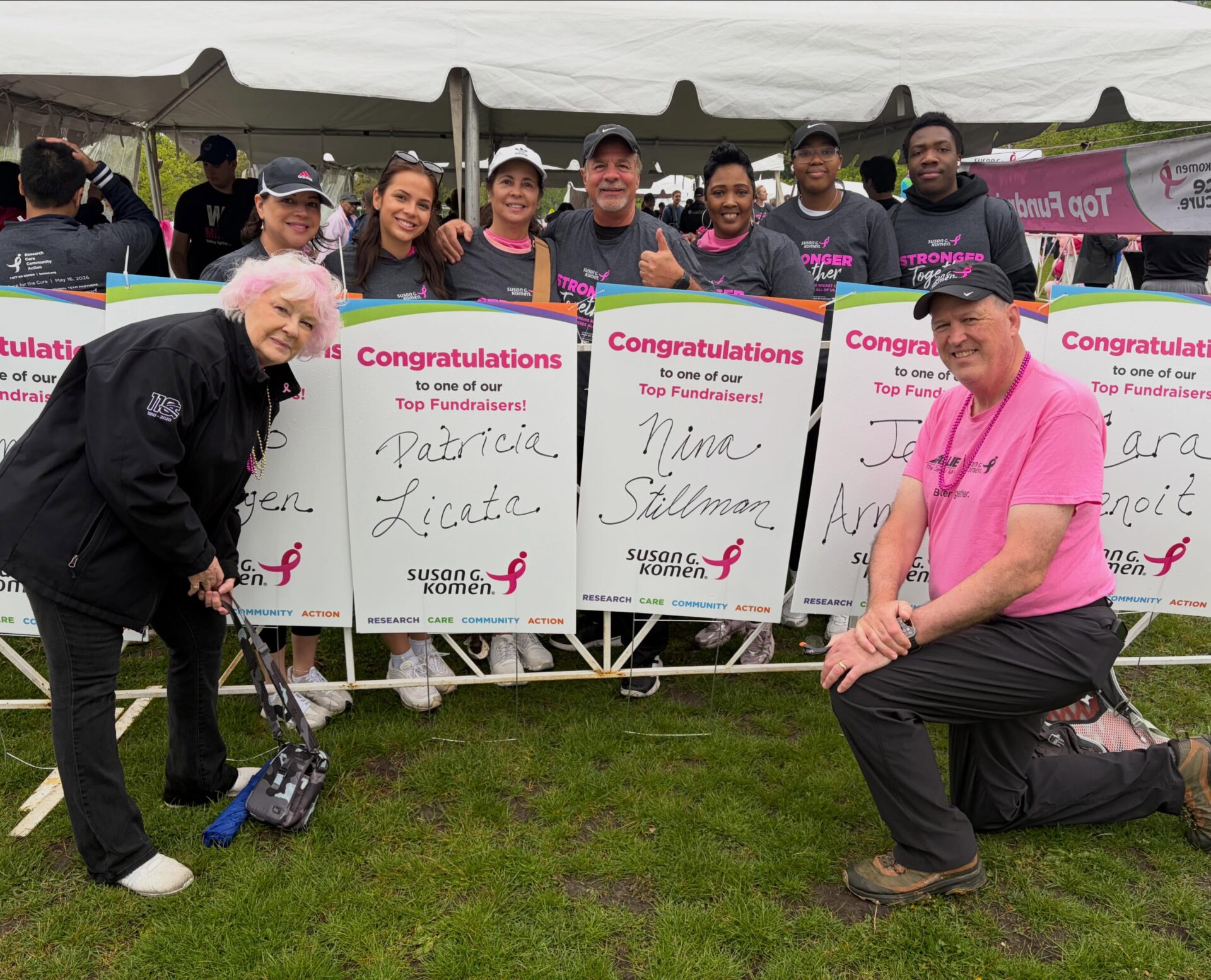 patricia licata fundraises for the susan g komen foundation