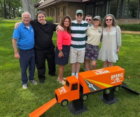 the reebie storage & moving co. family sponsor and attend the ray graham assc. golf outing